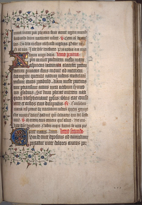 Burnet Psalter image.  University of Aberdeen. 