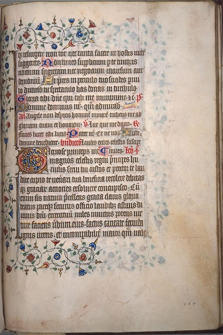 Burnet Psalter image.  University of Aberdeen. 