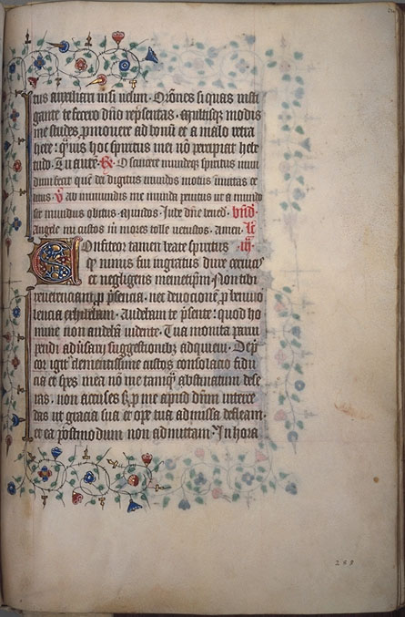 Burnet Psalter image.  University of Aberdeen. 
