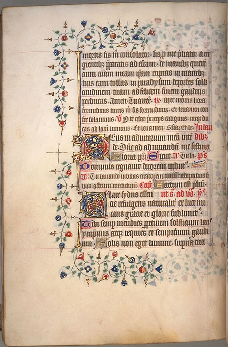 Burnet Psalter image.  University of Aberdeen. 