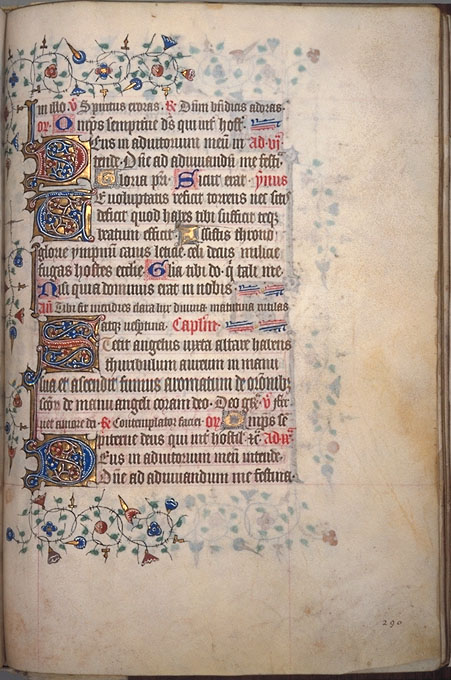 Burnet Psalter image.  University of Aberdeen. 