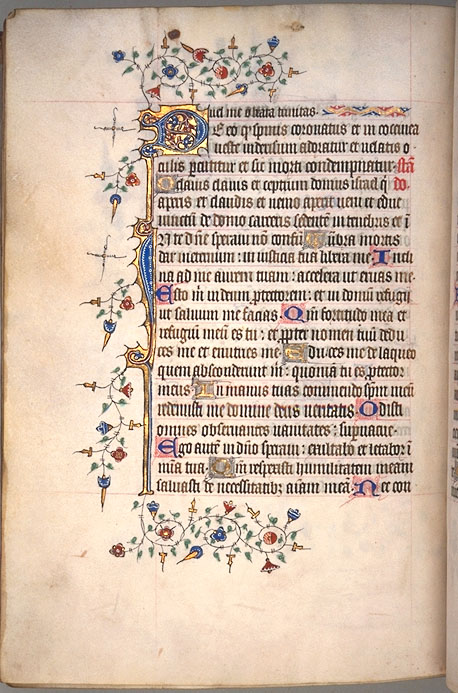 Burnet Psalter image.  University of Aberdeen. 