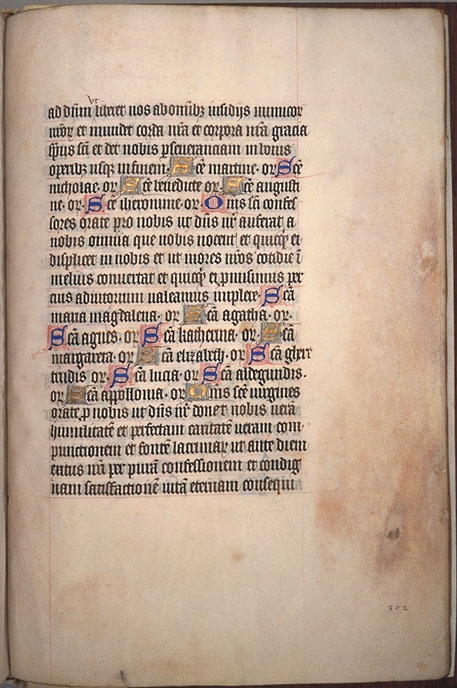 Burnet Psalter image.  University of Aberdeen. 