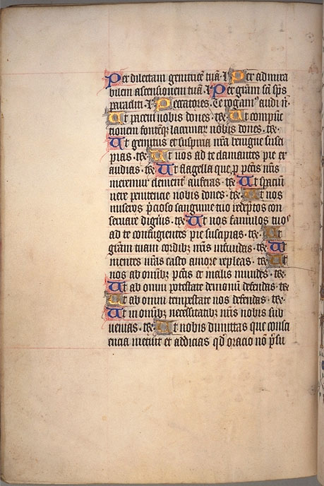Burnet Psalter image.  University of Aberdeen. 