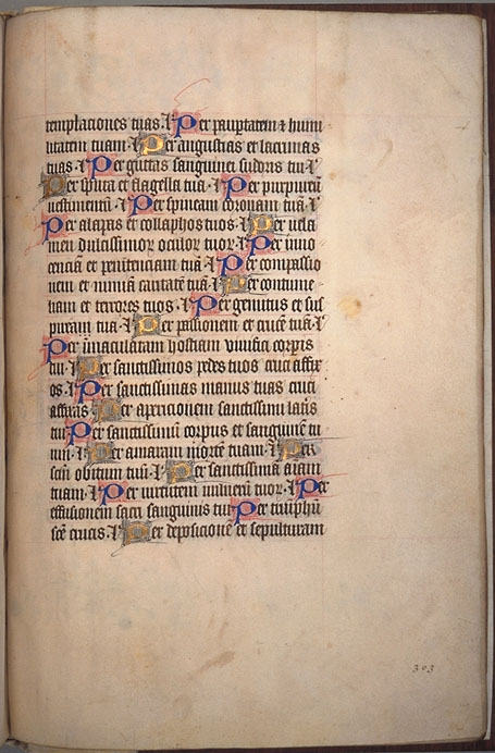 Burnet Psalter image.  University of Aberdeen. 