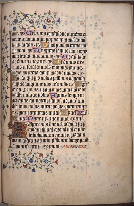 Burnet Psalter image.  University of Aberdeen. 