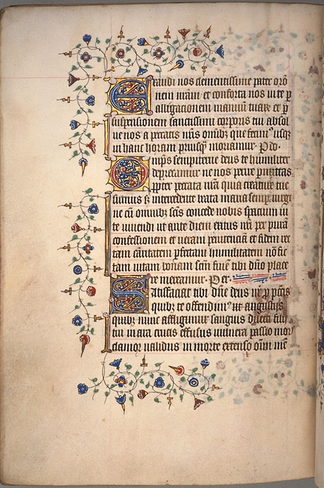 Burnet Psalter image.  University of Aberdeen. 