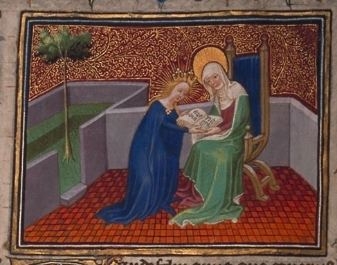 Burnet 
Psalter sample image. © Aberdeen University Library 1998