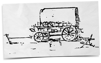 Murray' sketch of a trek wagon