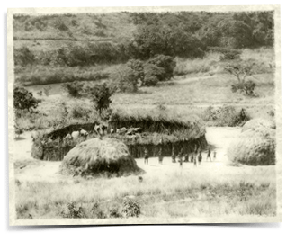 Native village and kraal