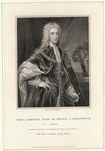 B1 040 - John Campbell, 2nd Duke of Argyll and Duke of Greenwich (1678-1743)