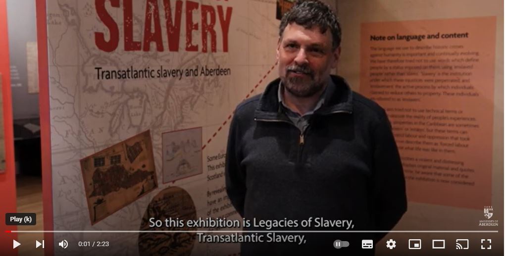 Video introduction to the Legacies of Slavery exhibition