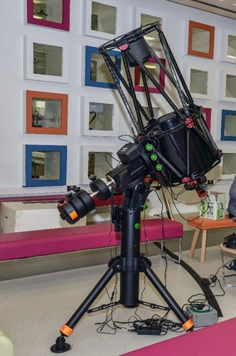 The John Cruickshank Telescope (JCT) side view