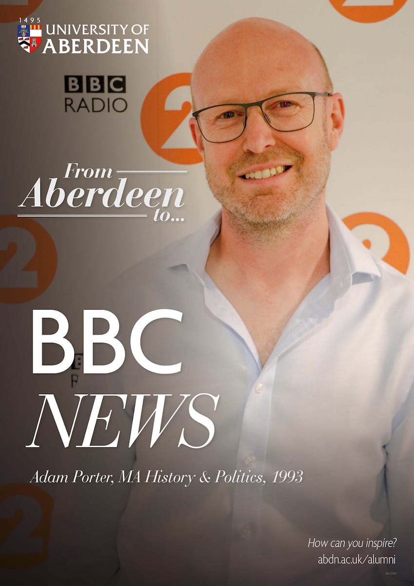 From Aberdeen to BBC News - Adam Porter