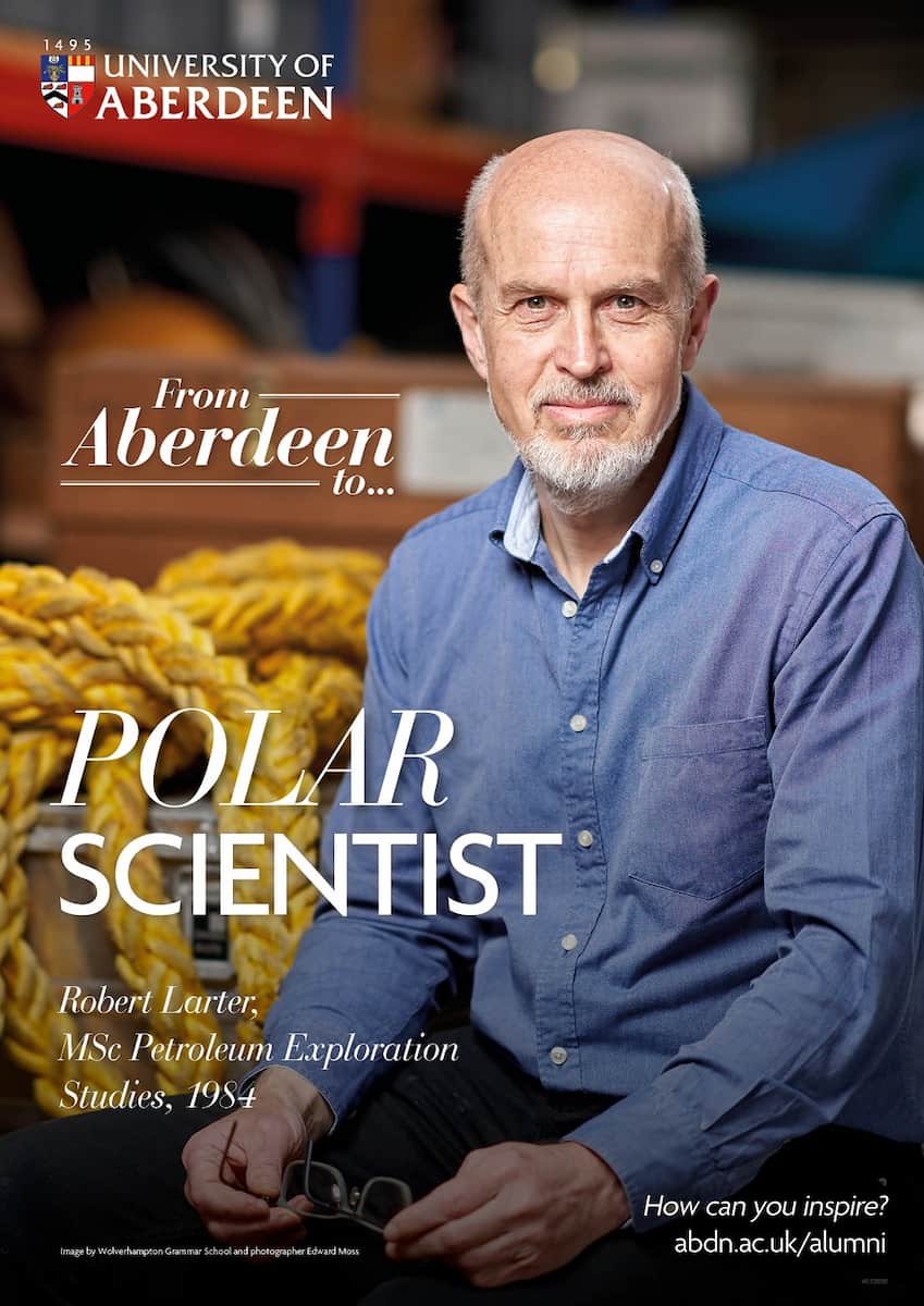 From Aberdeen to Polar Scientist - Dr Robert Larter