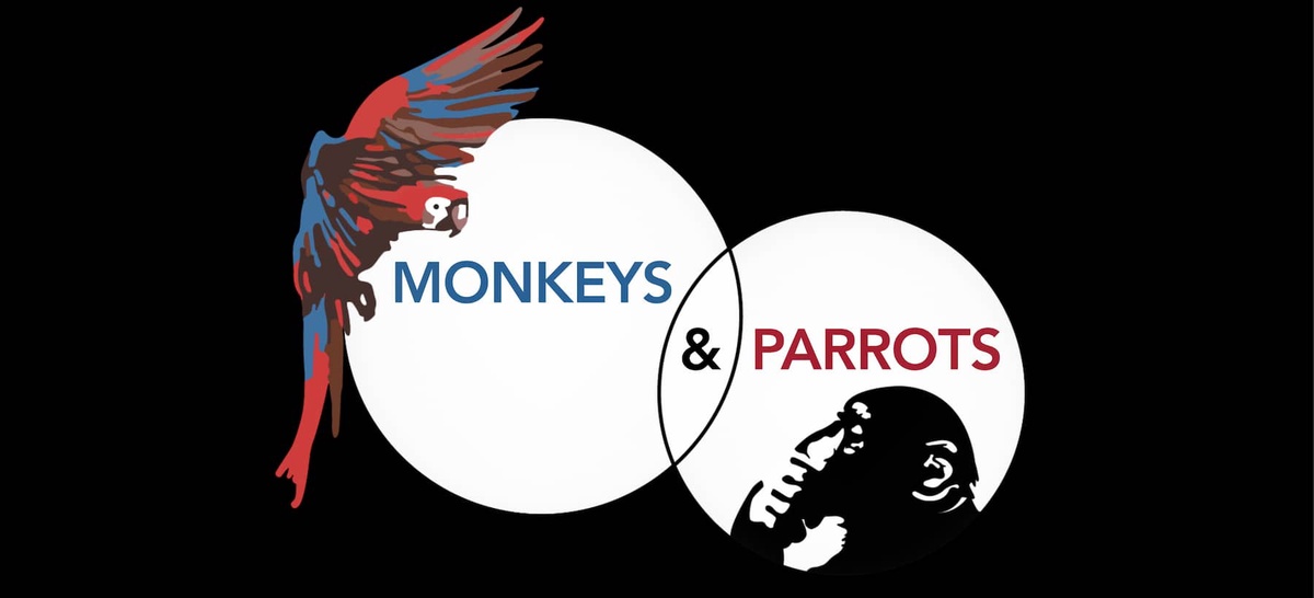 Monkeys and parrots