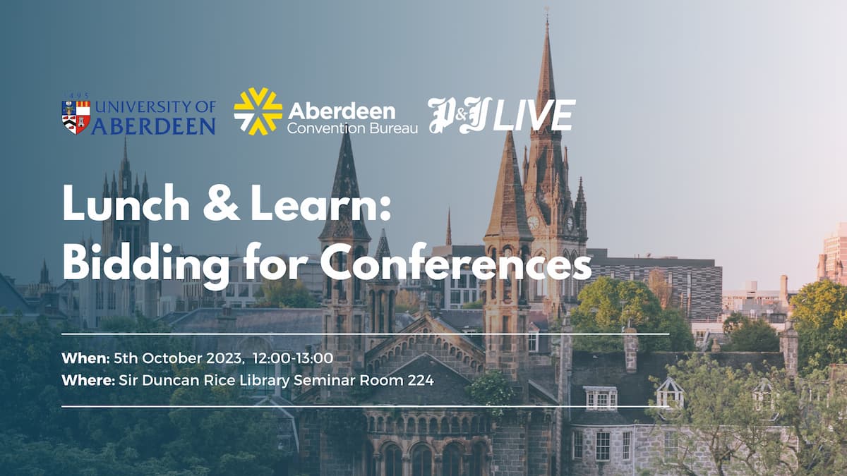 Lunch and learn: bidding for conferences