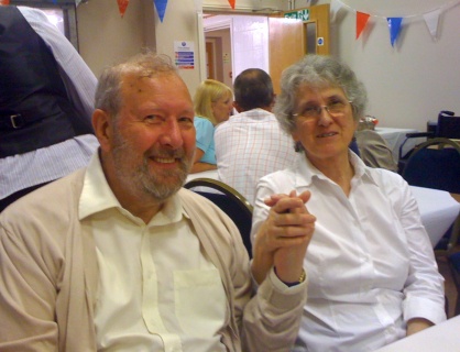 Man and woman holding hands