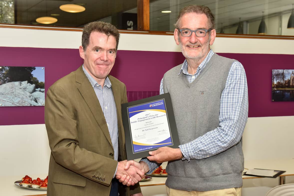 man with old principal