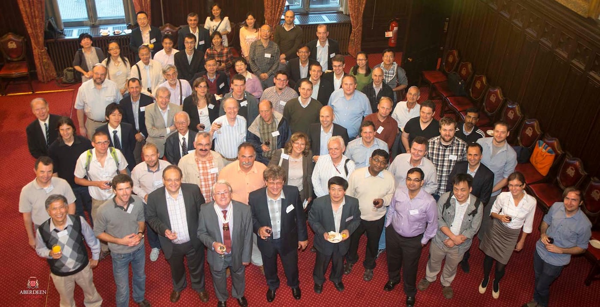 group of people at conference