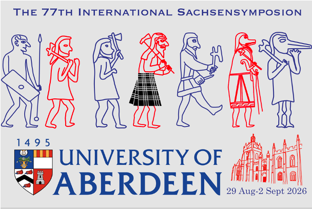 Sachsensymposium logo with images of picts