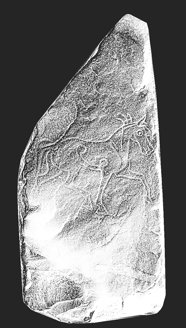 Symbol Stone - Pictish stone in Aberdeenshire