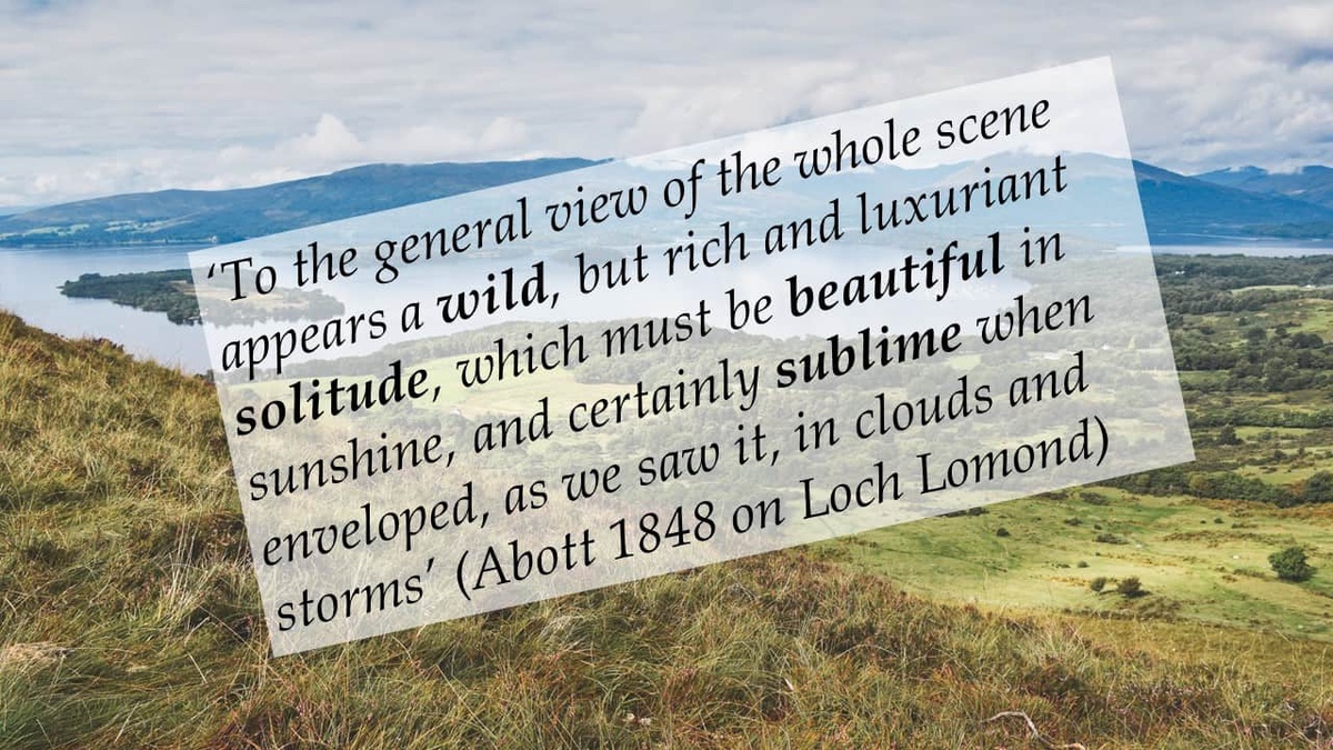 abott 1848 quote on loch lomond