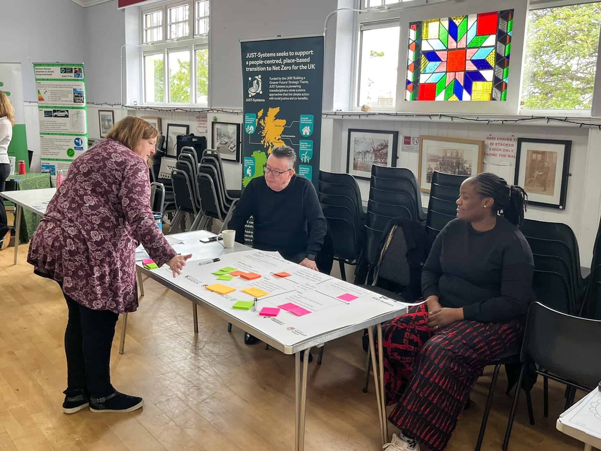 Just-Systems community engagement event at the Old Torry Community Centre in May 2026