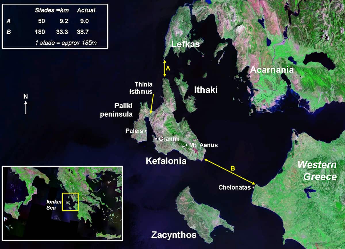 Map of Ionian Sea