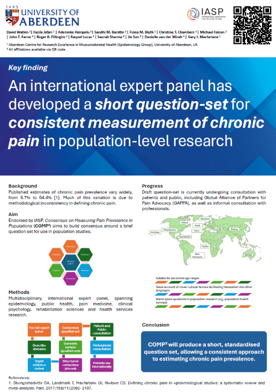 Presentation from COMP(3) study at this year's BPS conference