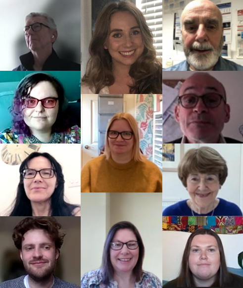 Montage photo of the Epidemiology core patient partner group