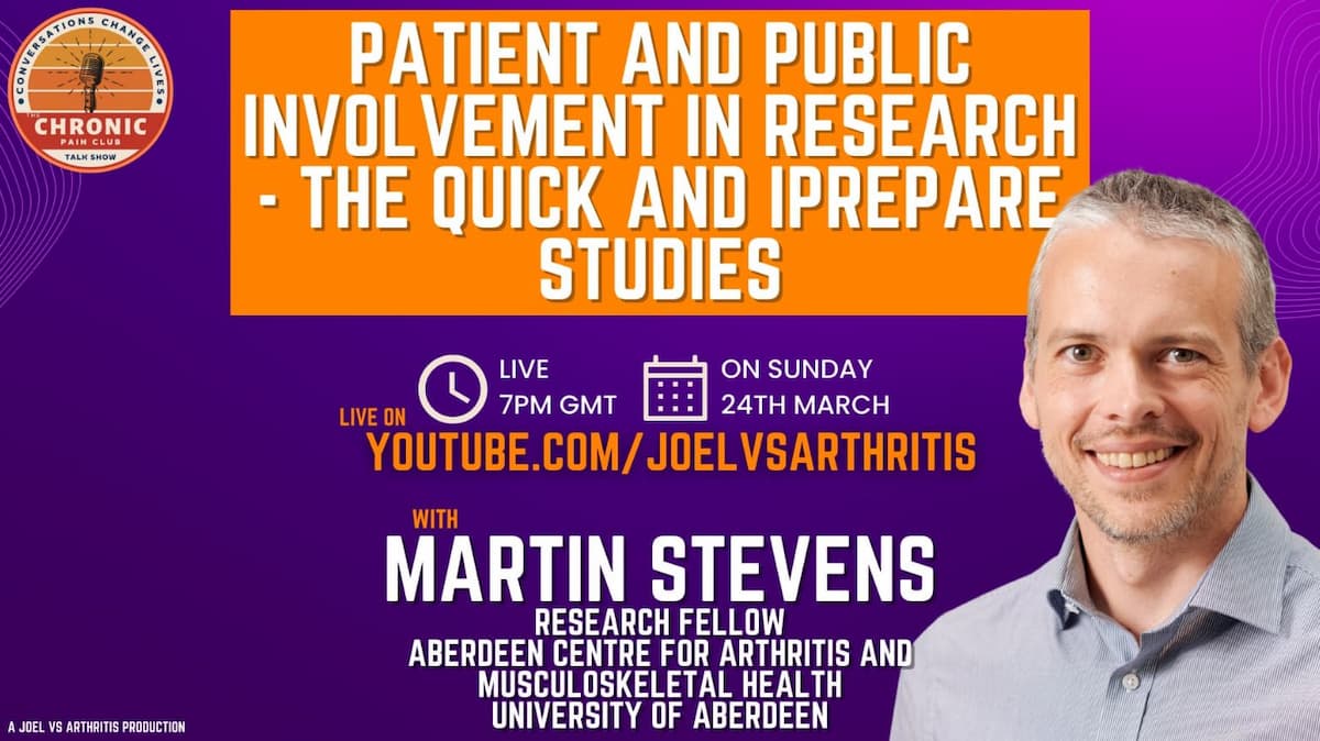 Martin Stevens talk advert