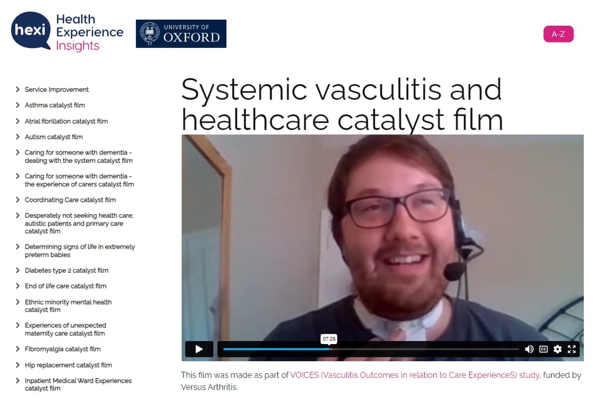 systematic vasculitis story screenshot