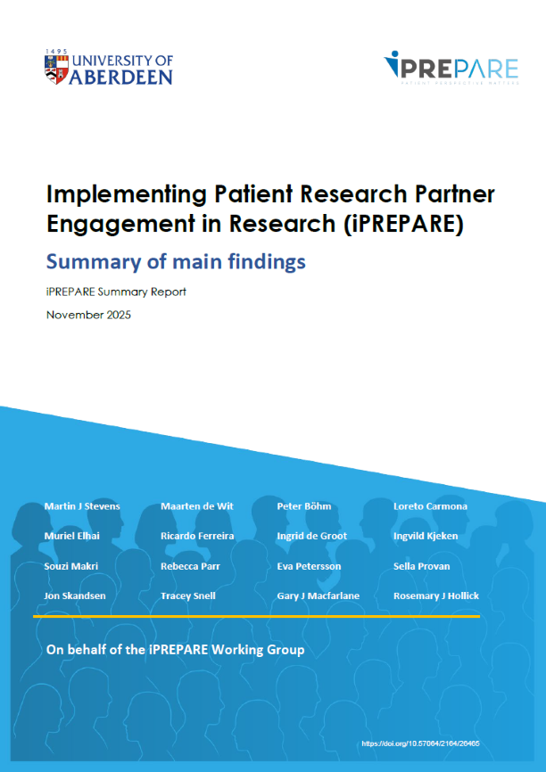 Cover of the iPREPARE summary report