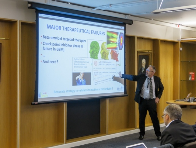 Professor Francois Berger (Chair of Neoro-oncology and Director of INSERM Unit 1205 Grenoble, France