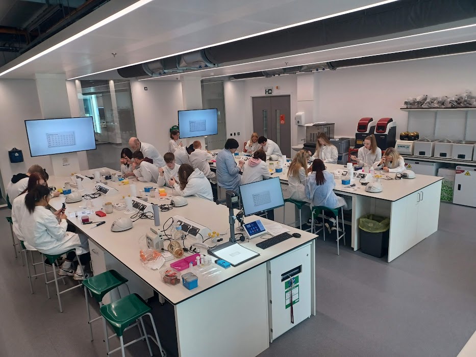 Pipetting skills were tricky to get the hang off at first !