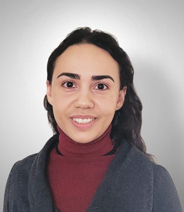 A person on a grey background