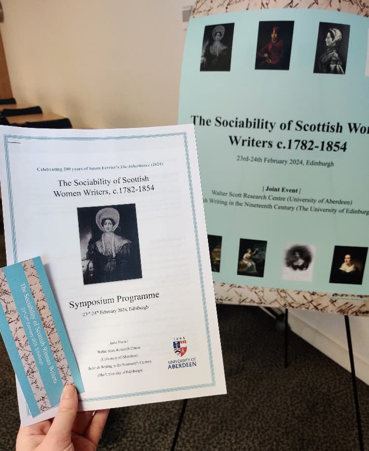 The sociability of scottish women writers symposium programme