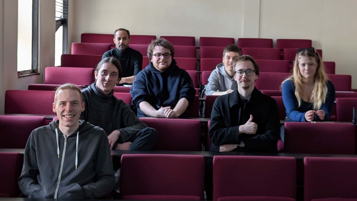 Audience for Nicolas Rubio's outreach talk on 26 February 2025