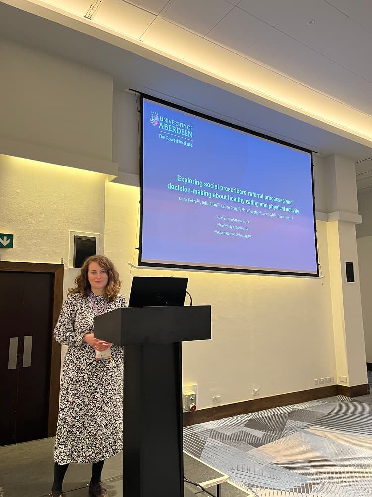 speaker at a conference