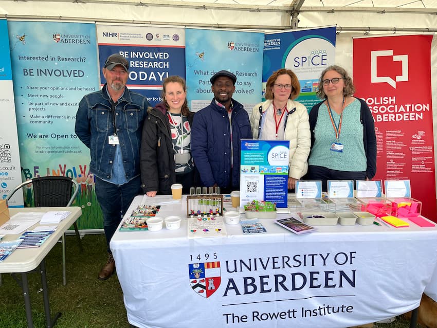 Rowett stall at event