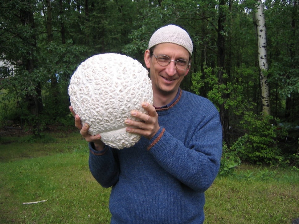 a person holding an object