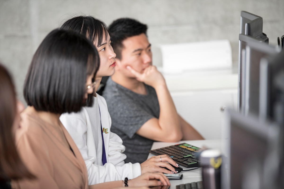 Group of students sitting in a classroom