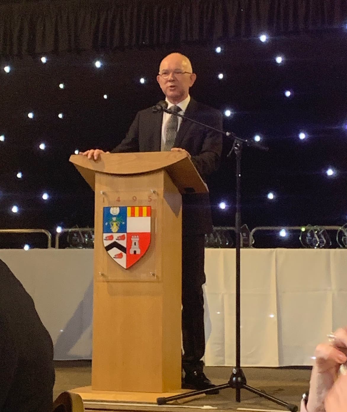 a person giving a speech