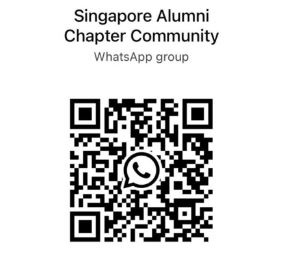QR Code for Singapore Chapter WhatsApp Community