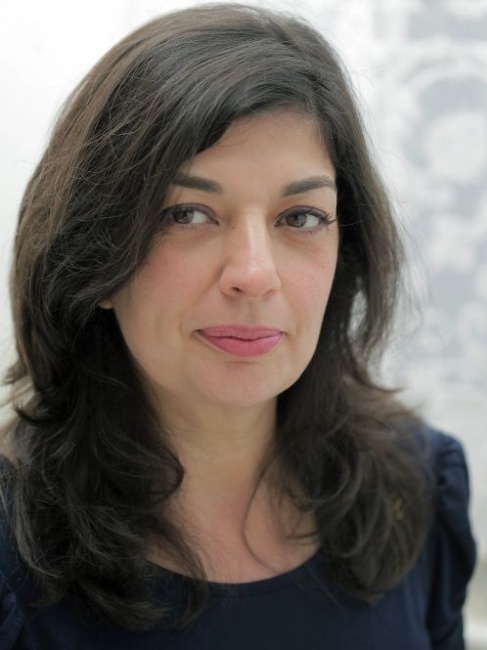 Face of woman looking into camera