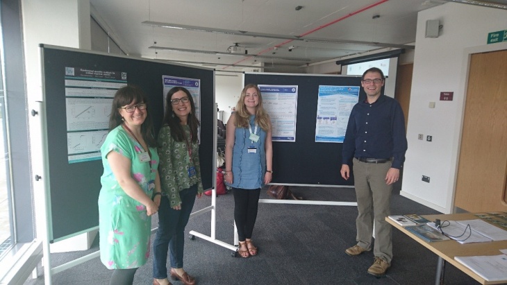 From left to right: Altea Lorenzo-Arribas, Beatriz Goulão, Jemma Hudson and David McLernon