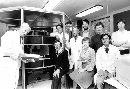 John Mallard and the MRI team