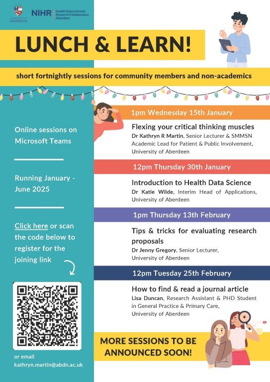 Lunch and learn poster