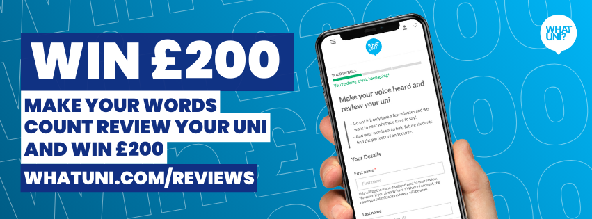 Whatuni Student Choice Awards - win YOU a &pound;200 voucher as part of the weekly draw